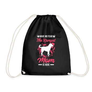 Kangal Dog Anatolian Shepherd Dog - Drawstring Bag - black - Front