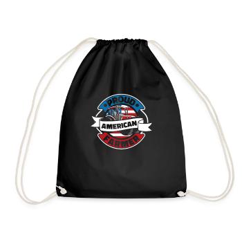 Farmer Agriculture Farmers Farmer - Drawstring Bag - black - Front