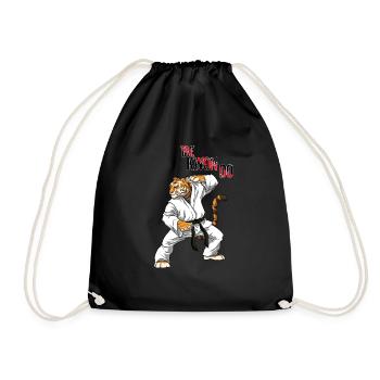 Taekwondo Tiger - Turnbeutel - Schwarz - Vorne