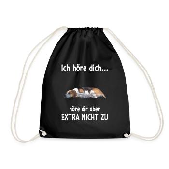 Estonian Hound Hund - Estonian Hound - Turnbeutel - Schwarz - Vorne
