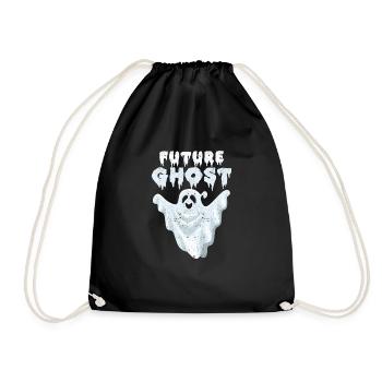 Future Ghost Halloween Party Creepy - Drawstring Bag - black - Front