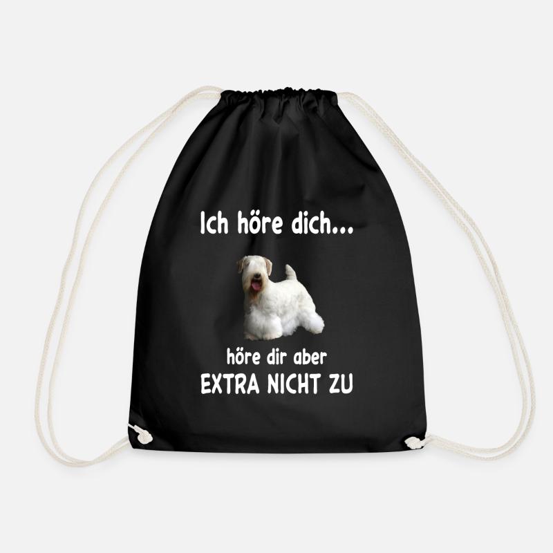 Sealyham Terrier Hund - Sealyham Terrier - Turnbeutel - Schwarz