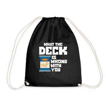 Sammelkarten What The Deck Is Wrong With You - Turnbeutel - Schwarz - Vorne