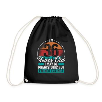 36 Idée d’anniversaire Hommes Anniversaires Drôle 36 ans - Sac de sport léger - noir - Devant