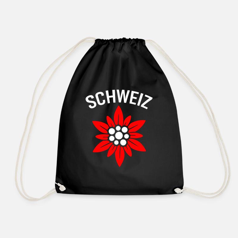 Gentiane suisse - Sac de sport léger - noir