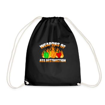 Scoville Chili Habanero - Turnbeutel - Schwarz - Vorne