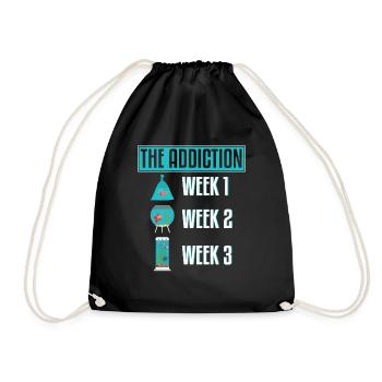 The Addiction Of Aquariums - Drawstring Bag - black - Front