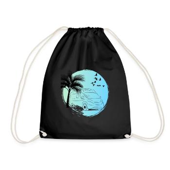 Camping-car - Sac de sport léger - noir - Devant