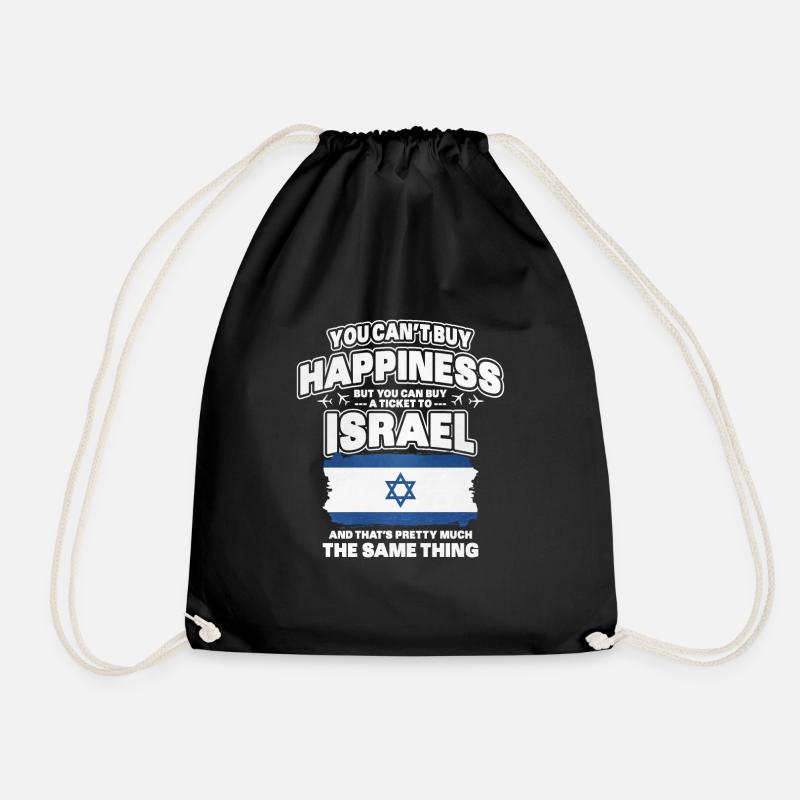 Israel - Turnbeutel - Schwarz