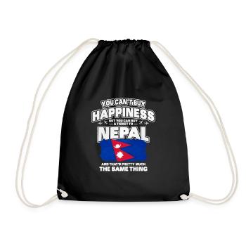 Népal - Sac de sport léger - noir - Devant