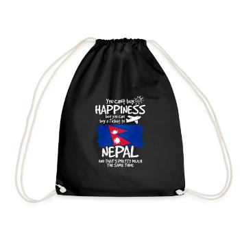 Népal - Sac de sport léger - noir - Devant