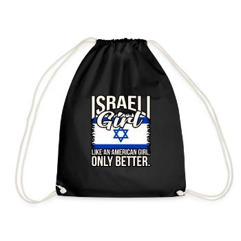 Israël Girl - Sac de sport léger - noir - Devant