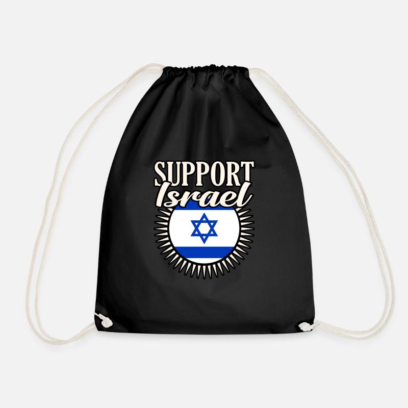 Israel - Turnbeutel - Schwarz