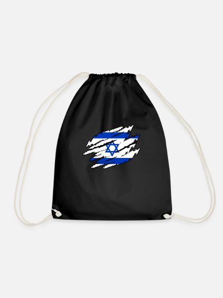 Israel - Turnbeutel - Schwarz