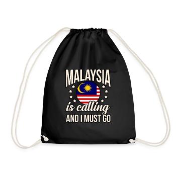 Malaisie - Sac de sport léger - noir - Devant