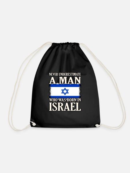 Israel - Turnbeutel - Schwarz