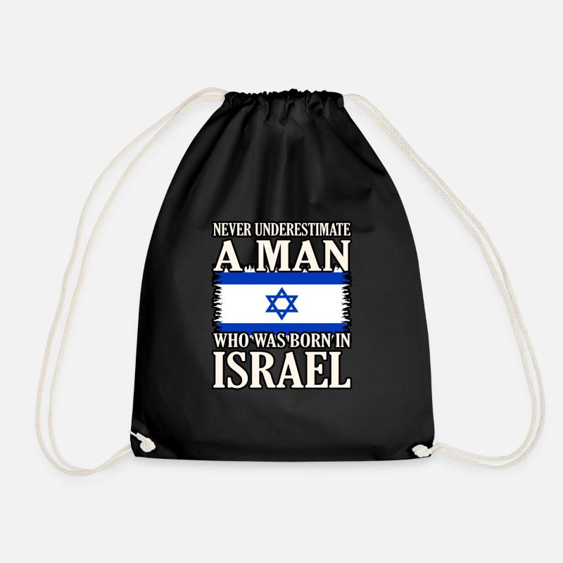 Israel - Turnbeutel - Schwarz