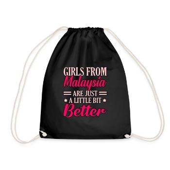 Malaisie - Sac de sport léger - noir - Devant