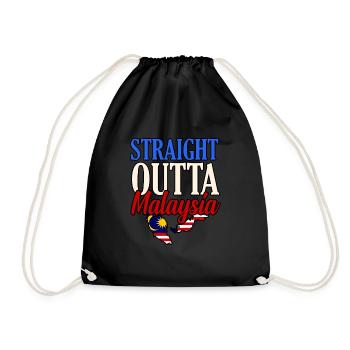 Malaisie - Sac de sport léger - noir - Devant
