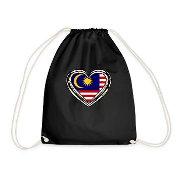 Malaisie - Sac de sport léger - noir - Devant
