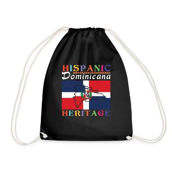 Mois dominicain du patrimoine hispanique - Sac de sport léger - noir - Devant