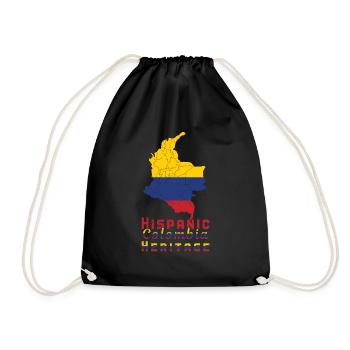 Mois du patrimoine hispanique colombien de Colombie - Sac de sport léger - noir - Devant