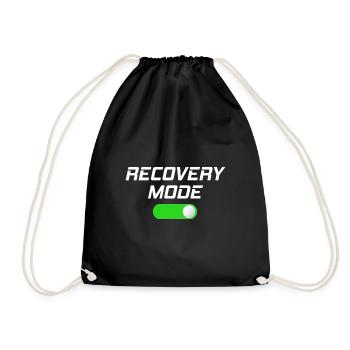 Mode de récupération amusant sur Get Well Joke - Sac de sport léger - noir - Devant
