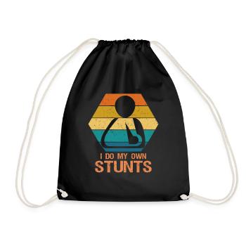 Get good, I'll make my own - Drawstring Bag - black - Front