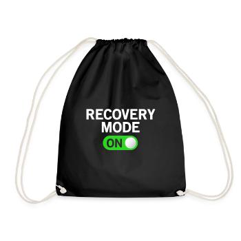 Mode de récupération amusant sur Get Well Joke - Sac de sport léger - noir - Devant