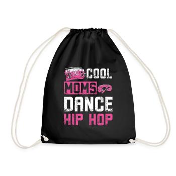 Moms dance Hip Hop - Drawstring Bag - black - Front