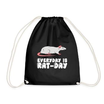 Every day is council day - Drawstring Bag - black - Front