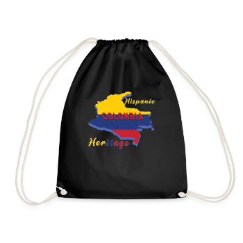 Mois du patrimoine hispanique en Colombie - Sac de sport léger - noir - Devant