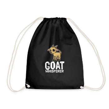 Chèvre Chuchoteur Chèvre Chuchoteur Chèvre Amant - Sac de sport léger - noir - Devant