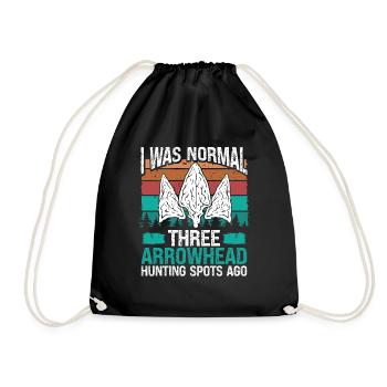 Collector I was normal three Arrowhead Hunting - Turnbeutel - Schwarz - Vorne