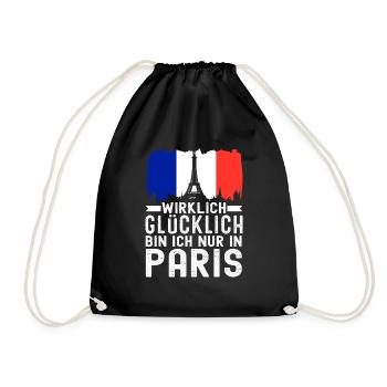 France Drapeau France Paris Marseille Français - Sac de sport léger - noir - Devant