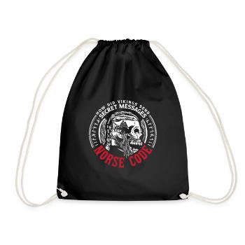 Norse Viking History Design for Viking Warriors - Drawstring Bag - black - Front