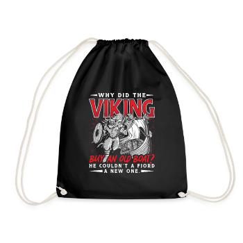 Conception de l’histoire viking nordique pour les guerriers vikings - Sac de sport léger - noir - Devant