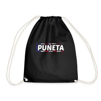 Patriotic Vintage Puerto Rico Puneta Drapeau - Sac de sport léger - noir - Devant