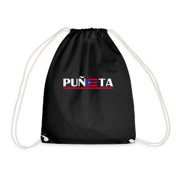 Patriotic Vintage Puerto Rico Puneta Drapeau - Sac de sport léger - noir - Devant