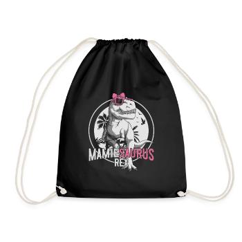 Granny Dinosaurier Großmutter Tag Geschenk - Turnbeutel - Schwarz - Vorne