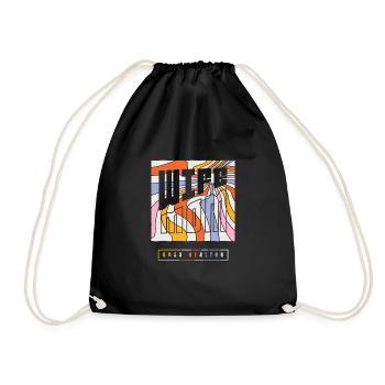 Wife Mom Boss Realtor Female Career Agents Retro - Drawstring Bag - black - Front