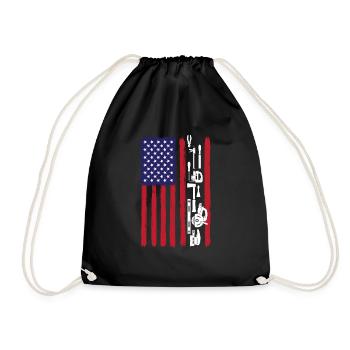 Drôle de menuisier Charpentier Charpentier Charpentier Charpentier - Sac de sport léger - noir - Devant