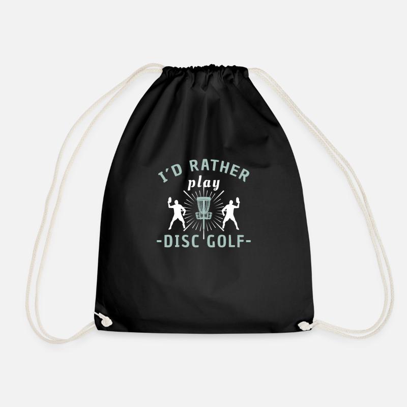 Disc Golf Disc Golf Player - Turnbeutel - Schwarz