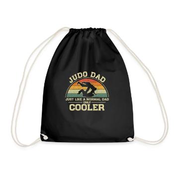 Judo Dad Just Like A Normal Dad Only Cooler - Turnbeutel - Schwarz - Vorne