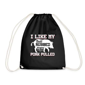J’aime My Butt, The Funny Grill Grill - Sac de sport léger - noir - Devant