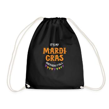 C’est mon anniversaire de Mardi Gras Y’all - Sac de sport léger - noir - Devant