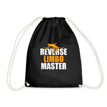 Backward Limbo Master Pole Vault - Drawstring Bag - black - Front