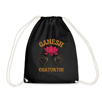 Ganesh Chaturthi Hidouisme Holidays Symbol - Sac de sport léger - noir - Devant