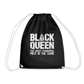Black Queen La pièce la plus puissante du jeu - Sac de sport léger - noir - Devant