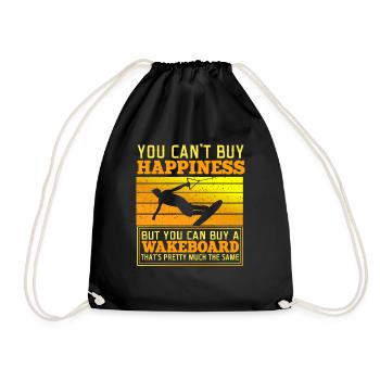 You can't buy luck, but you can buy a - Drawstring Bag - black - Front